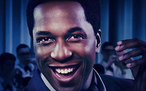 Leslie Odom Jr. as Sam Cooke in an American drama film, `One Night in Miami` by Regina King